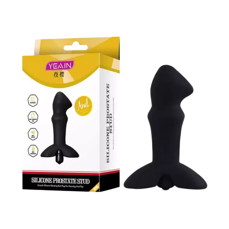 Yeain Prostate Stud Silicone Anal Vibrator Premium Stimulation
