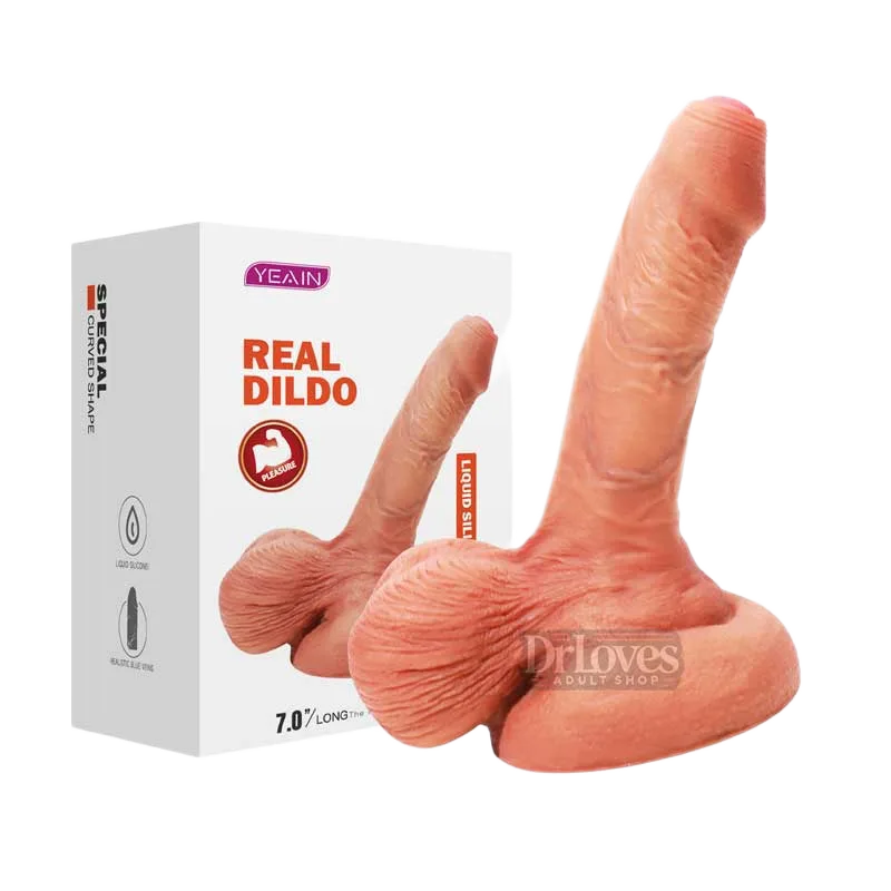 Yeain Real Dildo 7 Inch Soft Silicone Masturbator