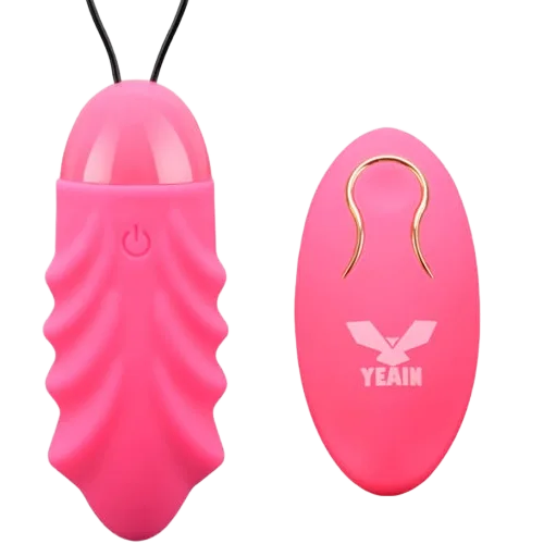 Yeain Soft Ribbed Remote Control Vibrating Egg Silicone