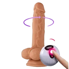 Yeain Wall Mount Male Vibrator Remote Control Spin