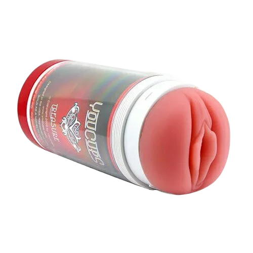 YouCups Red Premium Silicone Male Masturbator Cup Discreet Packaging