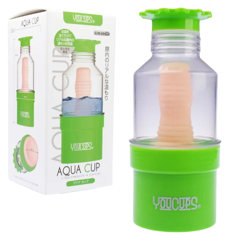 Youcups Water Cup Compact Male Masturbator Warm Filled