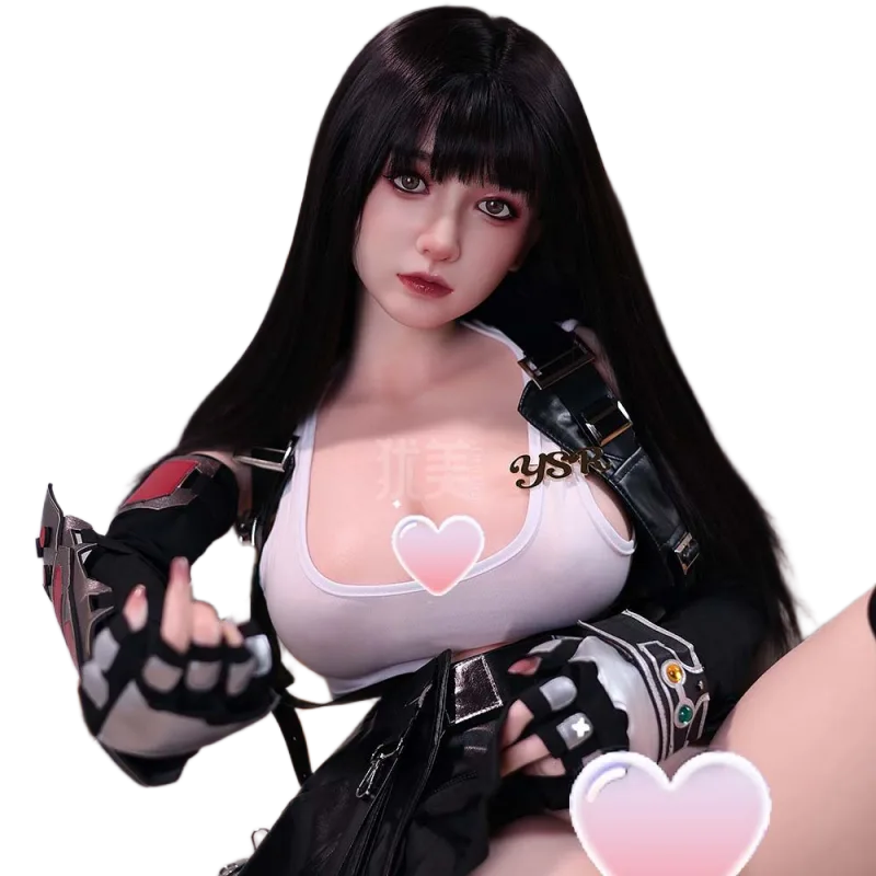 Yuna Tidus 158cm Black Hair Cosplay Silicone Love Doll
