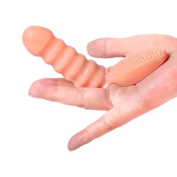 Yunman Finger Sleeve With Vibrating Beads G-Spot Stimulator For Women