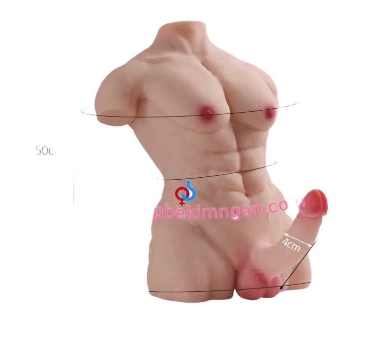 Z106 50cm half body love doll realistic silicone pleasure