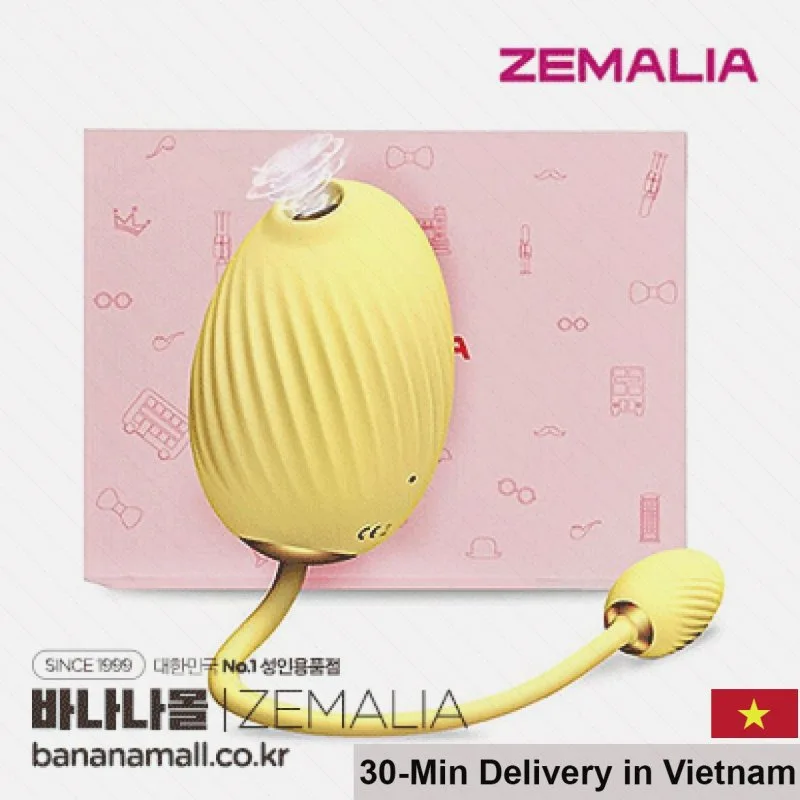 ZAMALIA Dual-Head Love Egg Silicone ABS Waterproof Quiet Vibrator