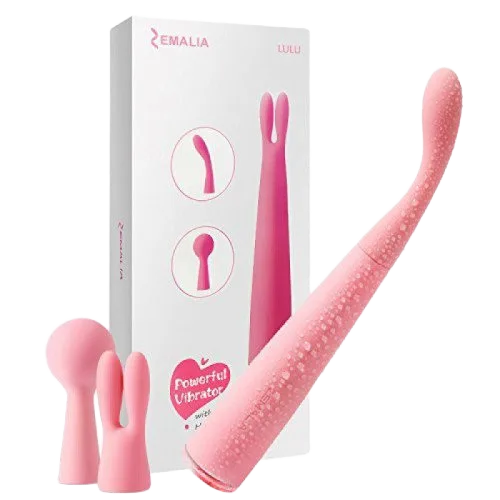 Zemalia Lulu G-Spot Massager 3 Heads Silicone Pink
