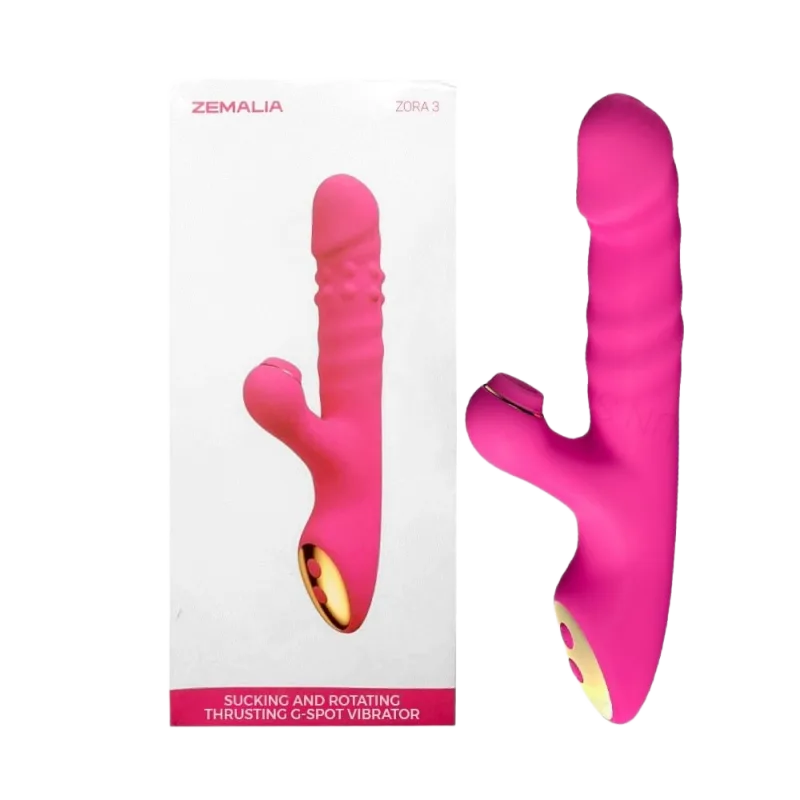 Zemalia Zora 3 Realistic Vibrating Suction Rotating Dildo